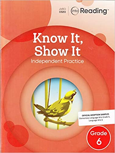 [9781328453389] INTO READING KNOW IT SHOW IT GRADE 6 ( SERA CUSTOMIZADO)