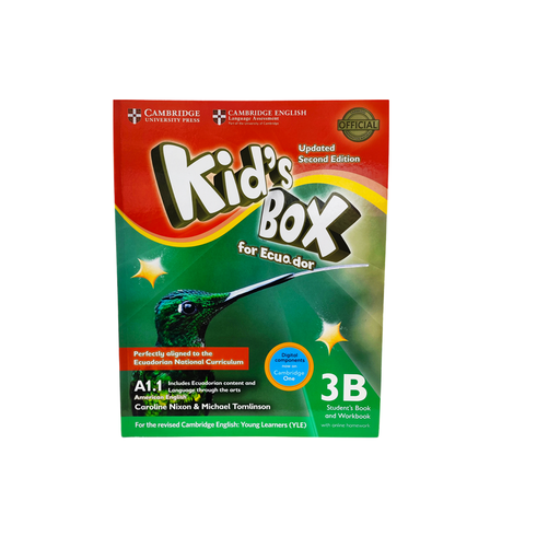 [9781108599535] KIDS BOX FOR ECUADOR 3B - 2ND EDITION - STUDENTS BOOK AND WORKBOOK FULL COMBO WITH ONLINE RESOURCES