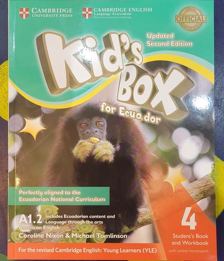 [9781108646819] KIDS BOX FOR ECUADOR-LEVEL 4- 2ND EDITION- STUDENTS BOOK AND WORKBOOK FULL COMBO WITH ONLINE RESOURCES