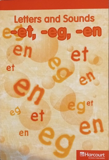 [9780153583810] LETTERS AND SOUNDS -ET, -EG, -EN