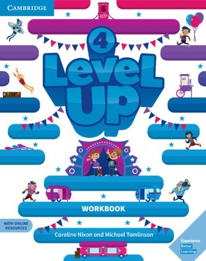 [9781108414807] LEVEL UP  WORKBOOK WITH ONLINE RESOURCES AND MY HOME BOOKLET LEVEL 4