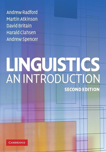 [9780521614788] LINGUISTICS AN INTRODUCTION 2ED