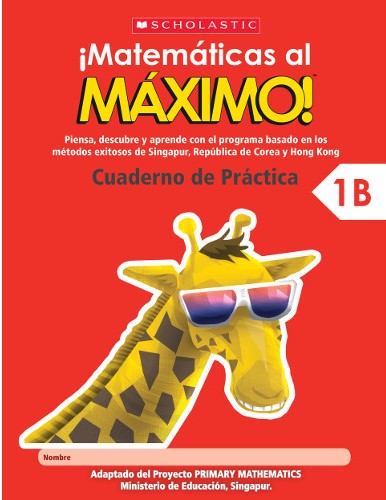[9789814629096] MATEMATICAS AL MAXIMO 1B CUADERNO DE PRACTICA