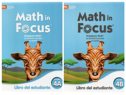 [9780358314738] MATH IN FOCUS GR 4 SPANISH STUDENT EDITION SET