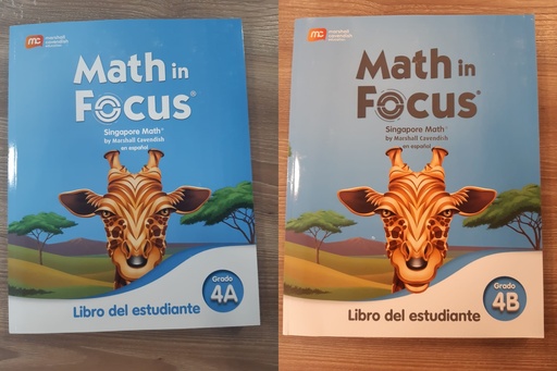 [9780358314738] MATH IN FOCUS GR 4 SPANISH STUDENT EDITION SET