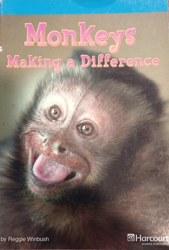 [9780153506703] MONKEYS MAKING A DIFFERENCE