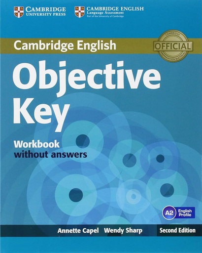 [9781107699212] OBJECTIVE KEY 2ED WORKBOOK WITHOUT ANSWERS