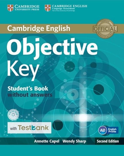 [9781316602270] OBJECTIVE KEY STUDENTS BOOK WITHOUT ANSWER WITH TESTBANK 