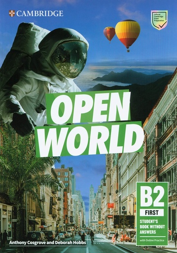 [9781108647816] OPEN WORLD FIRST STUDENTS BOOK WITHOUT ANSWERS WITH ONLINE PRACTICE