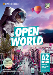[9781108666855] OPEN WORLD KEY STUDENTS BOOK PACK SB WO ANSWERS W ONLINE PRACTICE AND WB WO ANSWERS W AUDIO