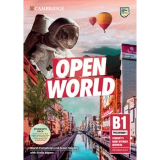 [9781108565349] OPEN WORLD PRELIMINARY STUDENTS BOOK PACK (SB WO ANSWERS W ONLINE PRACTICE AND WB WO ANSWERS