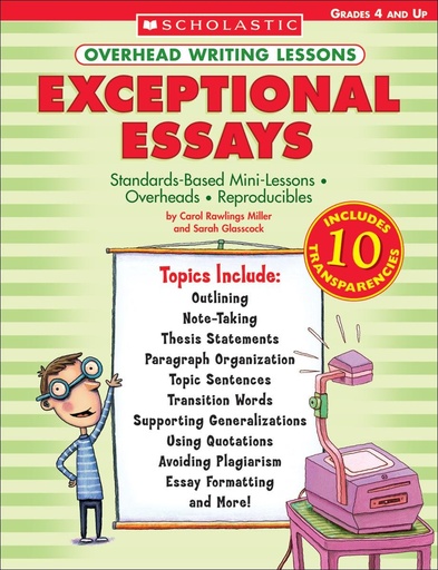 [9780439222587] OVERHEAD WRITING LESSON EXCEPTIONAL ESSAY