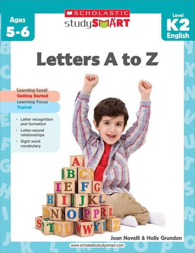 [9789810713744] SCHOLASTIC STUDY SMART K2 LETTERS A TO Z