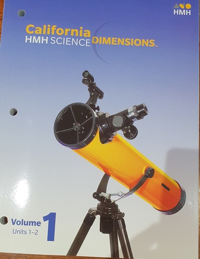 [9780358221234] SCIENCE DIMENSIONS VOLUME 1 GRADE 8 STUDENT EDITION INTERACTIVE WORKTEXT