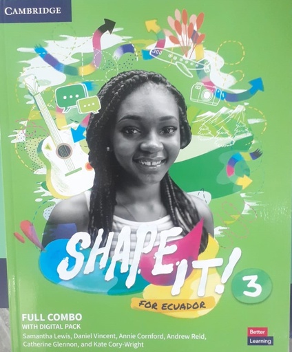 [9781009064767] SHAPE IT FOR ECUADOR LEVEL 3 FULL COMBO STUDENTS BOOK AND WORKBOOK WITH DIGITAL PACK