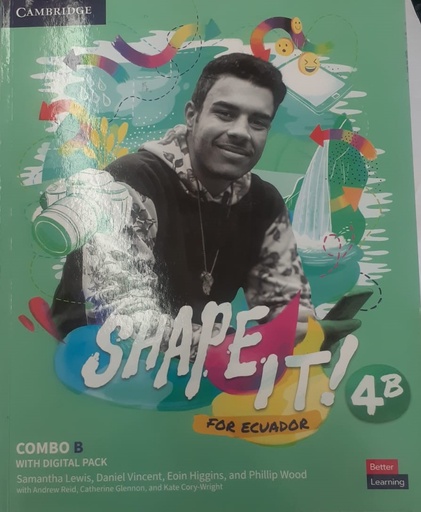 [9781009064736] SHAPE IT FOR ECUADOR LEVEL 4B COMBO STUDENTS BOOK AND WORKBOOK WITH DIGITAL PACK