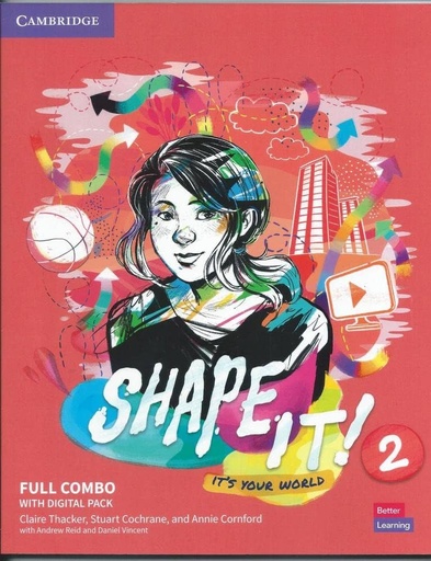 [9781108854108] SHAPE IT LEVEL 2 FULL COMBO STUDENTS BOOK AND WORKBOOK WITH PRACTICE EXTRA