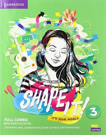 [9781108854115] SHAPE IT LEVEL 3 FULL COMBO STUDENTS BOOK AND WORKBOOK WITH PRACTICE EXTRA