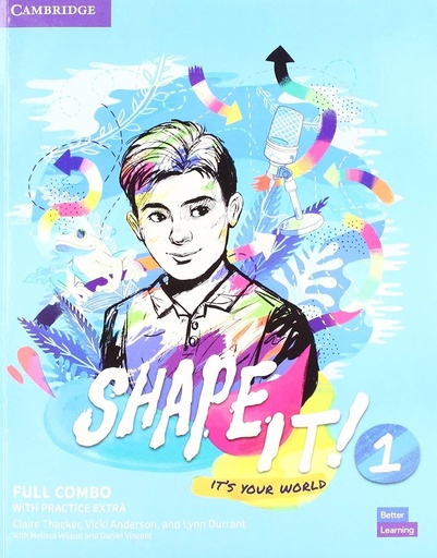 [9781108854092] SHAPE IT! LEVEL 1 FULL COMBO STUDENTS BOOK AND WORKBOOK WITH PRACTICE EXTRA