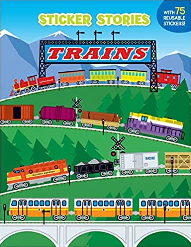 [9780448418261] STICKER STORIES TRAINS 