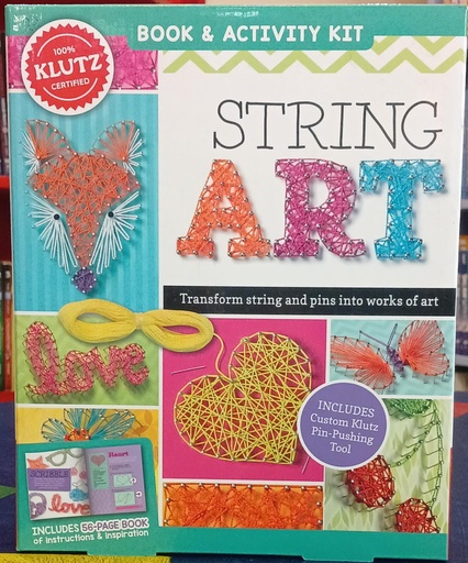 [9780545703215] STRING ART BOOK KIT