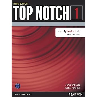 [9780133393484] TOP NOTCH 1 SB WITH MY ENGLISH 3ED