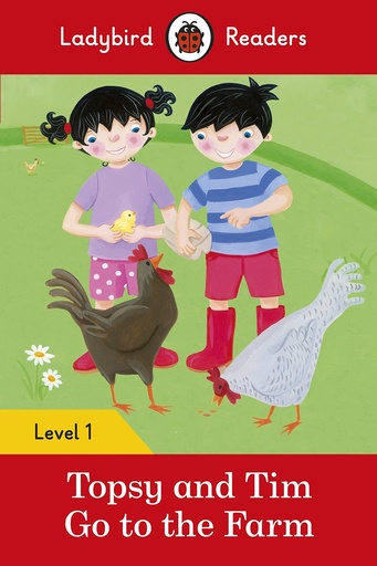 [9780241283554] TOPSY AND TIM GO TO THE FARM LV 1 (LADYBIRD READERS)