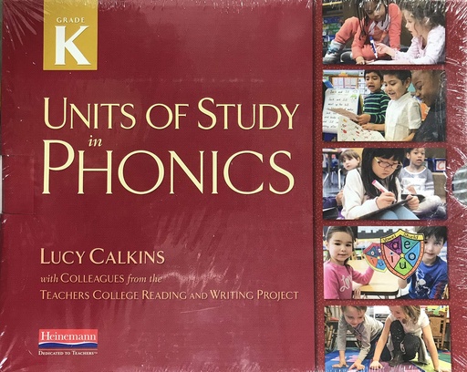 [9780325105536] UNITS OF STUDY IN PHONICS GR K