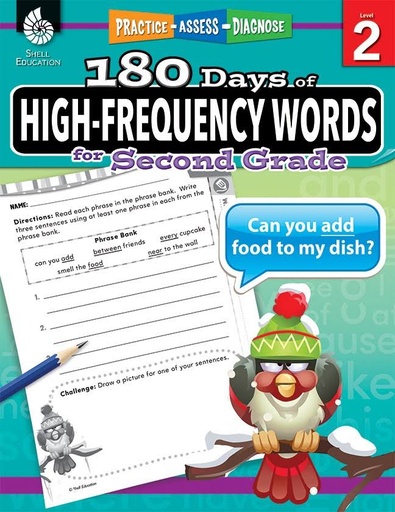 [9781425816353] 180 DAYS OF HIGH-FREQUENCY WORDS FOR SECOND GRADE
