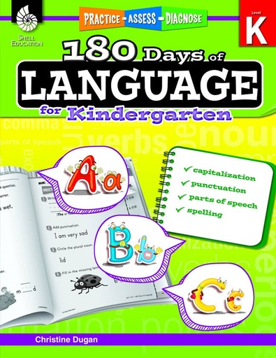 [9781425811723] 180 DAYS OF LANGUAGE FOR KINDERGARTEN