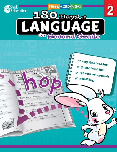 [9781425811679] 180 DAYS OF LANGUAGE FOR SECOND GRADE