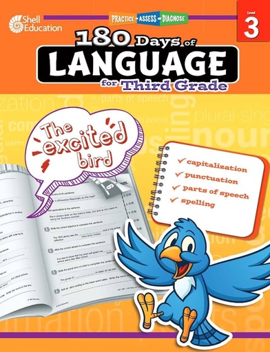 [9781425811686] 180 DAYS OF LANGUAGE FOR THIRD GRADE
