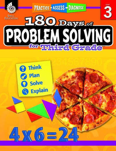 [9781425816155] 180 DAYS OF PROBLEM SOLVING FOR THIRD GRADE