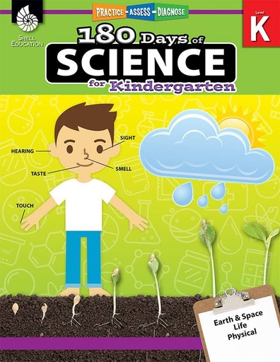 [9781425814069] 180 DAYS OF SCIENCE FOR KINDERGARTEN LV K