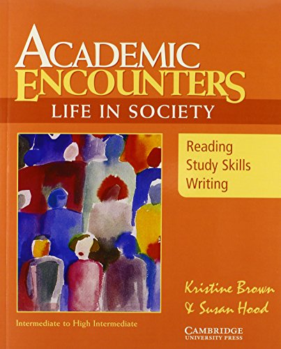[9780521666169] ACADEMIC ENCOUNTERS LIFE IN SOCIETY