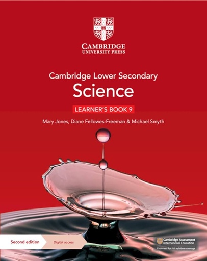 [9781108742863] CAMBRIDGE LOWER BOOK 9 SECONDARY SCIENCE LEARNERS  WITH DIGITAL ACCESS