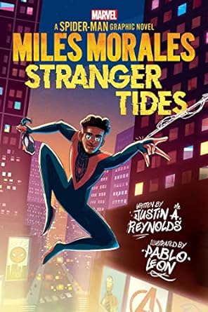 [9781338826395] MILES MORALES: STRANGER TIDES (ORIGINAL SPIDER-MAN GRAPHIC NOVEL)