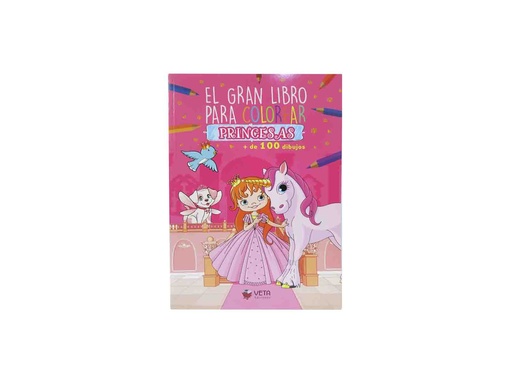 [9789978368763] GRAN LIBRO COLOREAR, PRINCESAS