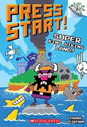 [9781338828757] PRESS START! 13: SUPER KING VIKING LAND!
