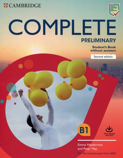 [9781108525213] COMPLETE PRELIMINARY 2ED STUDENT'S BOOK WITHOUT ANSWERS WITH ONLINE RESOURCES