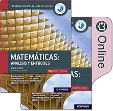 [9781382032452] MATEMATICAS IB ANALISIS Y ENFOQUES, NIVEL MEDIO, PAQUETE DE LIBRO IMPRESO Y DIGITAL