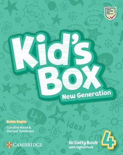 [9781108889971] KID'S BOX NEW GENERATION LEVEL 4 ACTIVITY BOOK WITH DIGITAL PACK BRITISH ENGLISH