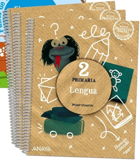 [9788469892466] LENGUA 2º EDUCACION PRIMARIA INCLUYE PUNTO DE LECTURA 2 OPERACIÓN MUNDO