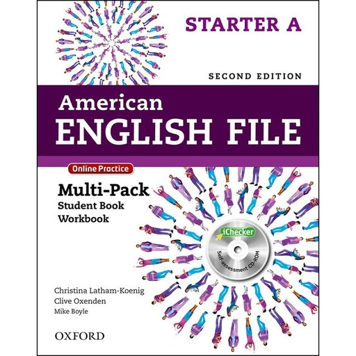 [9780194776202] AMERICAN ENGLISH FILE STARTER A MULTIPACK WITH ITUTOR AND ICHECKER