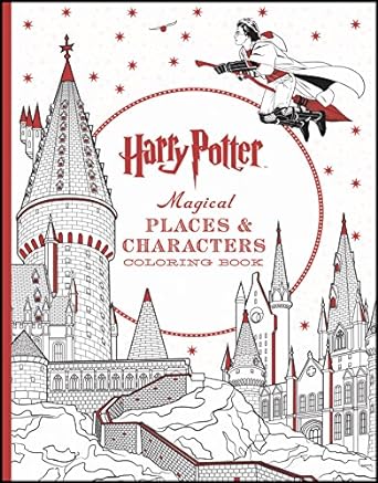 [9781338030013] HARRY POTTER MAGICAL PLACES & CHARACTERS COLORING BOOK